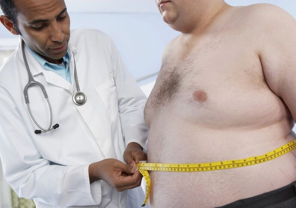 Obezite, zayıf potansiyelin nedeni ve doktora görünme nedenidir